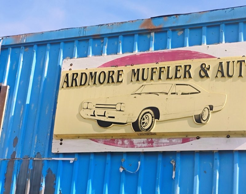Ardmore Muffler & Auto Services sign